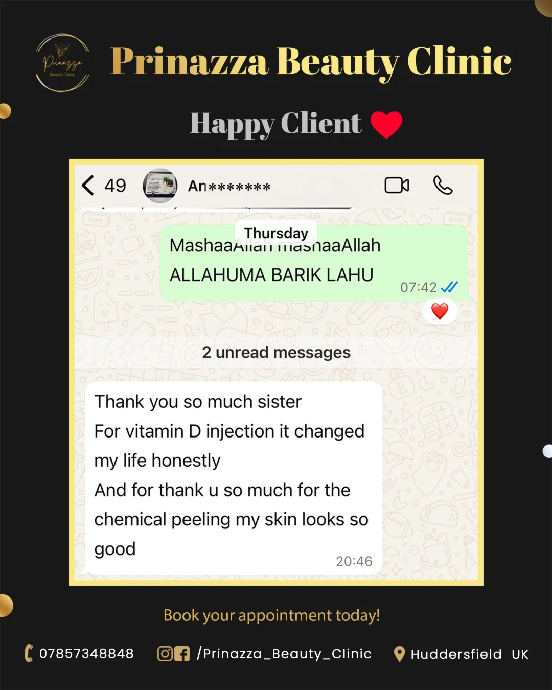 Real feedback, real results! 💛 Our client experienced life-changing benefits from Vitamin D in